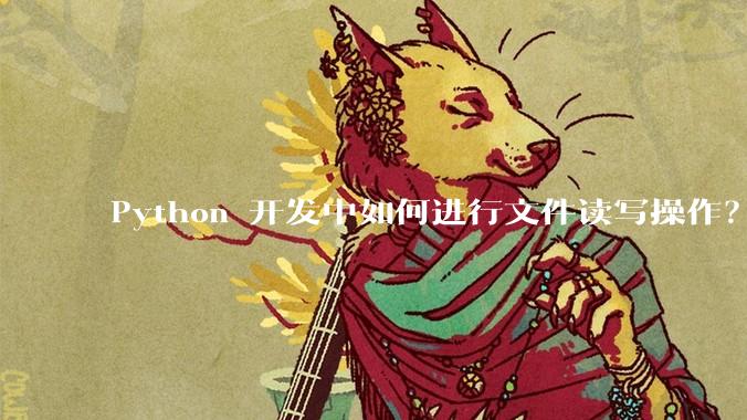 Python 开发中如何进行文件读写操作？