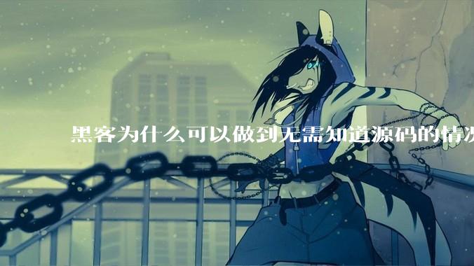 黑客为什么可以做到无需知道源码的情况下找出系统漏洞？