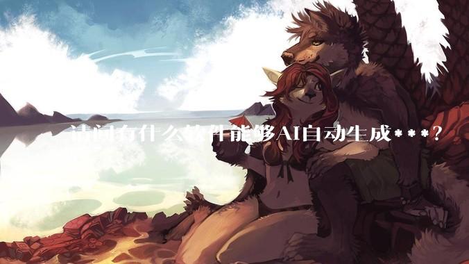 请问有什么软件能够AI自动生成***？