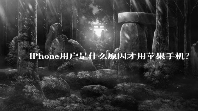 iPhone用户是什么原因才用苹果手机？